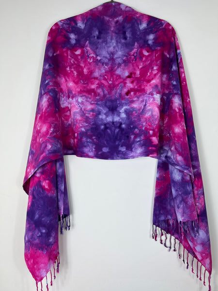 Oversized tassel scarf