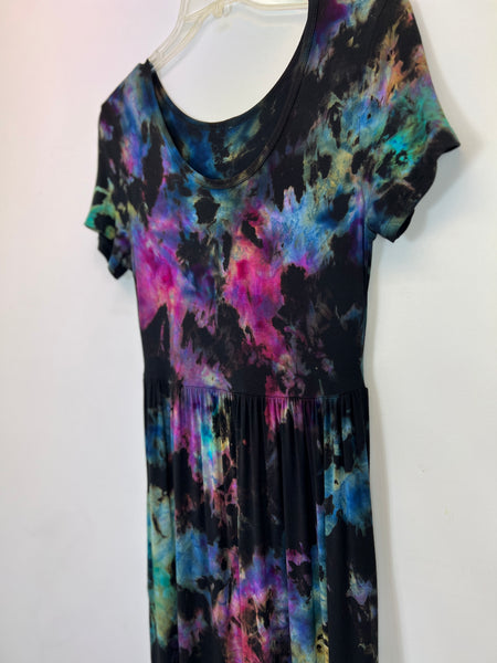 S/s empire maxi dress w/ pockets