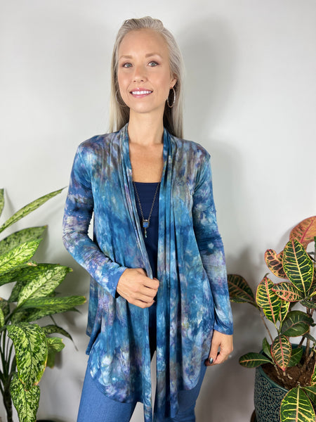 Abalone stretch cardigan