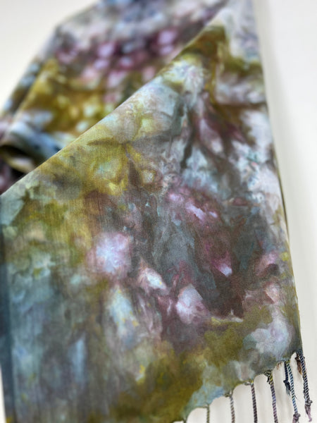 Oversized tassel scarf