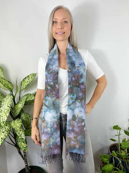 Oversized tassel scarf