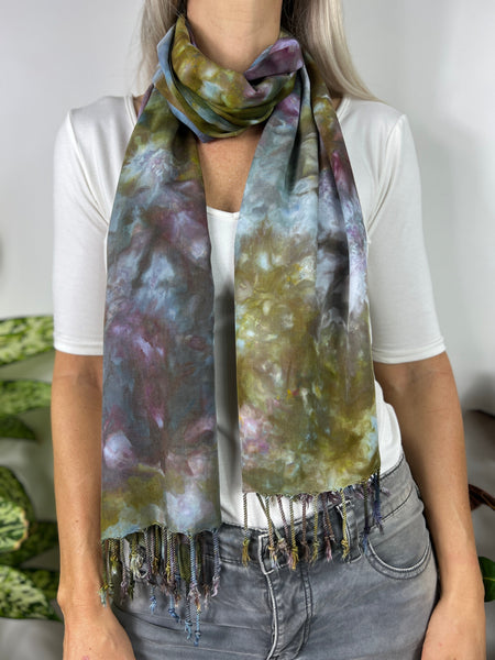 Oversized tassel scarf