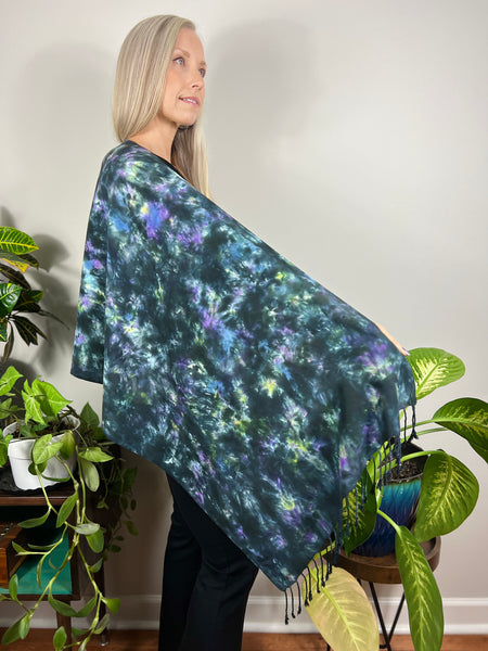 Oversized tassel scarf