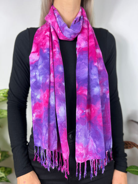 Oversized tassel scarf