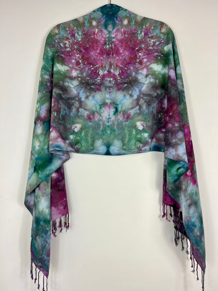 Oversized tassel scarf