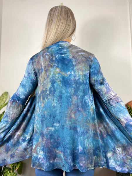 Abalone stretch cardigan