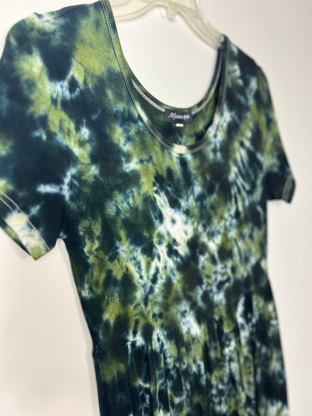 S/s empire maxi dress w/ pockets