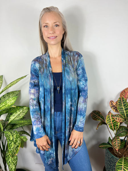 Cloudy skies cardigan