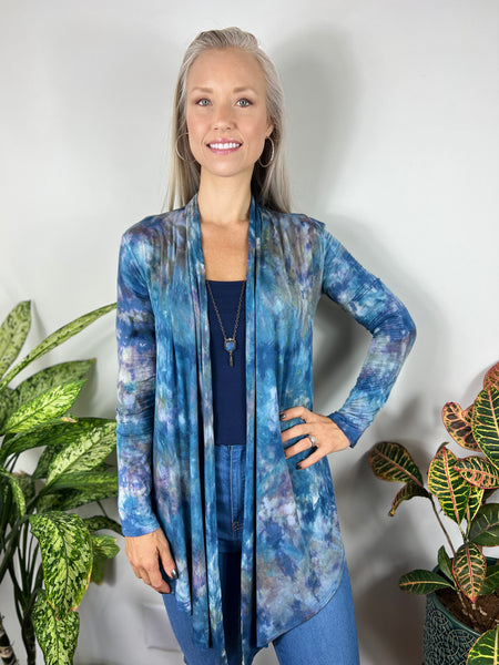 Abalone stretch cardigan