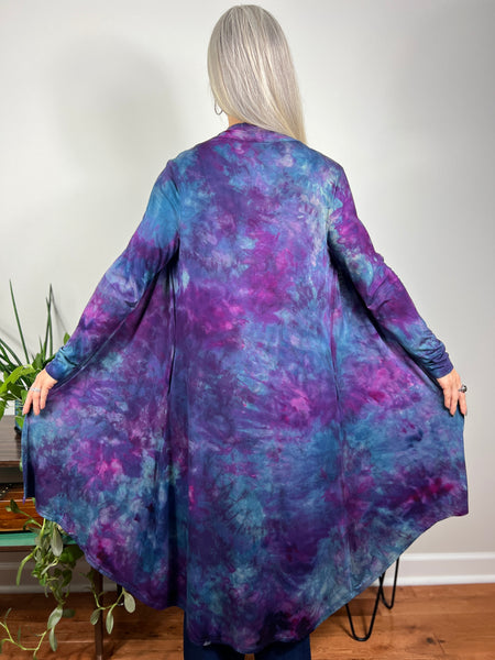Hi low duster w/ pockets