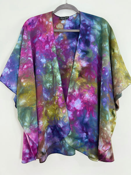 Purple/black ombre cardigan