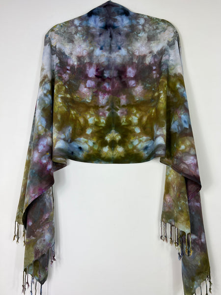 Oversized tassel scarf