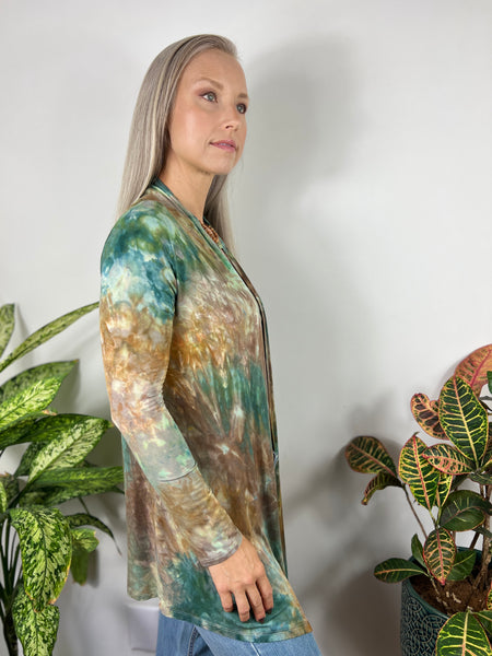 Abalone stretch cardigan