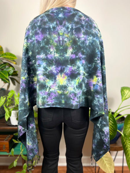 Oversized tassel scarf