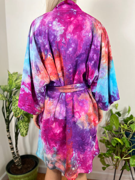 Kimono robe (storm clouds)