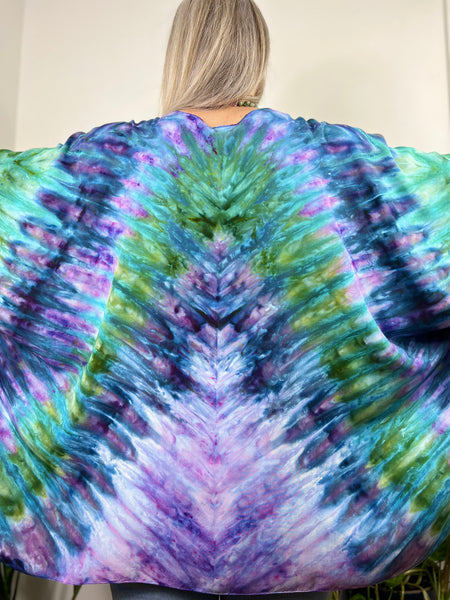 Purple ombre cardigan