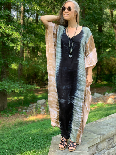 Raspberry parfait caftan