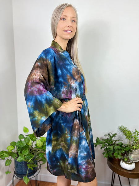 Kimono robe (coral reef)