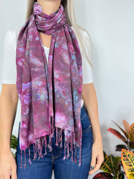 Oversized tassel scarf