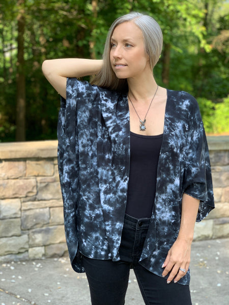 Purple ombre cardigan