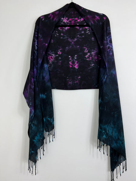 Oversized tassel scarf