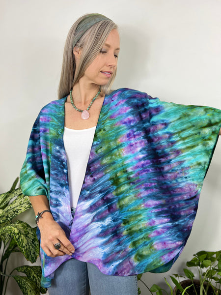 Purple ombre cardigan