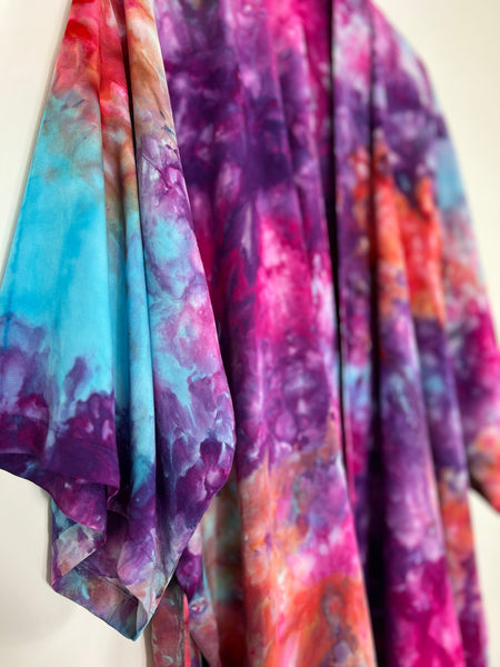 Kimono robe (storm clouds)