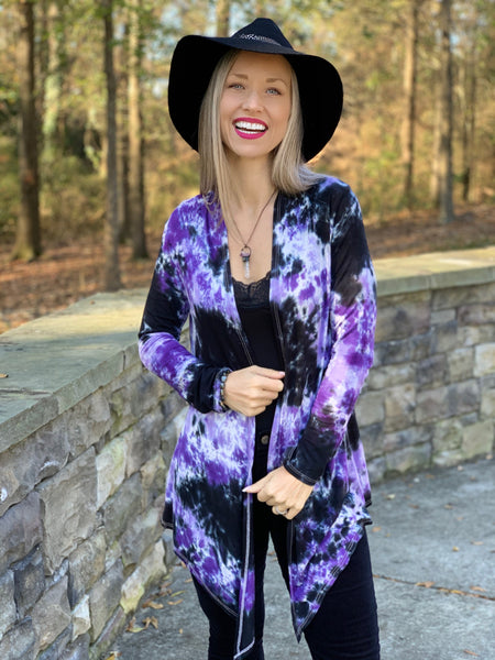 Cloudy skies cardigan