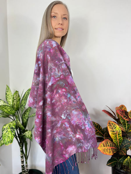 Oversized tassel scarf