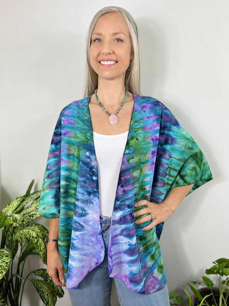 Purple ombre cardigan