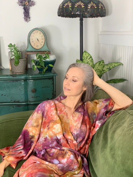 Kimono robe (coral reef)