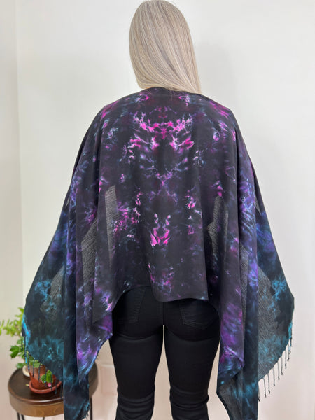 Oversized tassel scarf