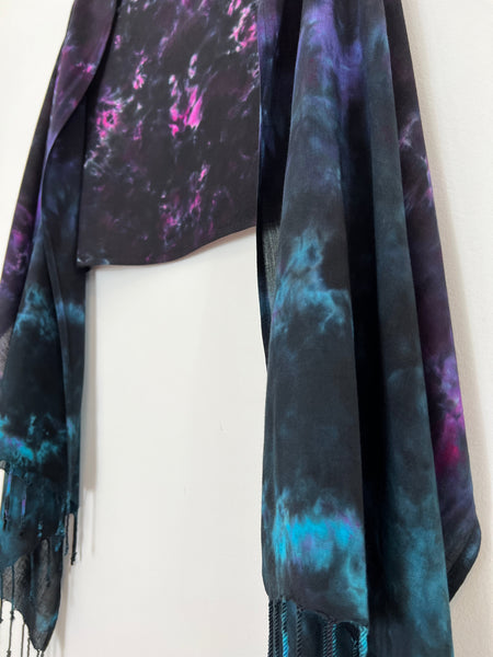 Oversized tassel scarf