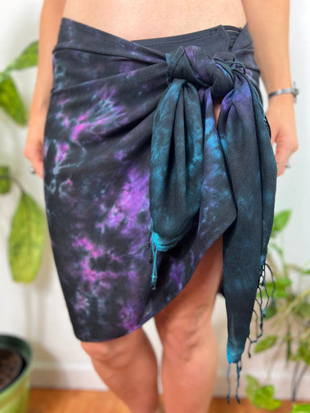 Oversized tassel scarf