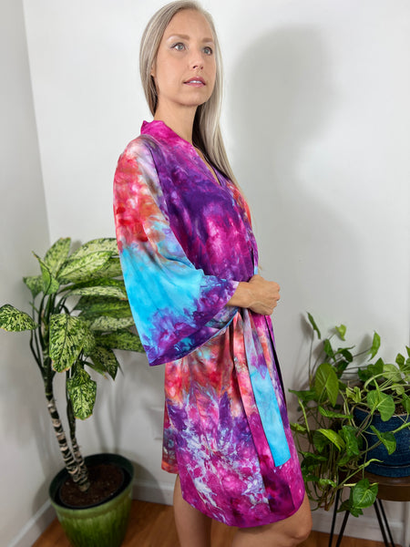 Kimono robe (storm clouds)