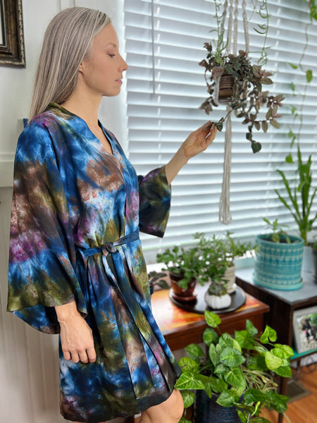 Kimono robe (coral reef)