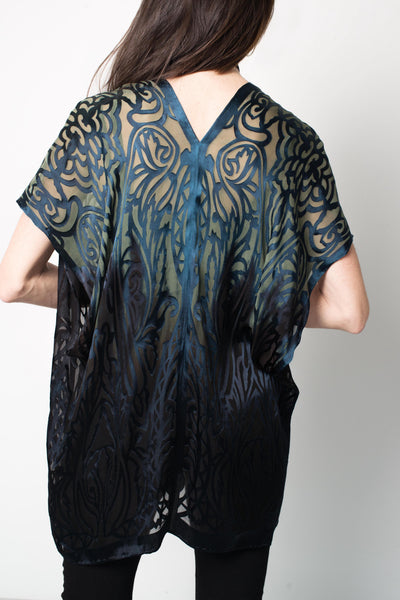 Blue Morpho Kimono