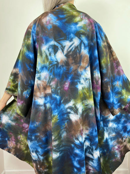 Kimono robe (storm clouds)