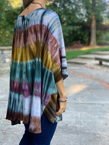 Jewel toned rainbow cardigan