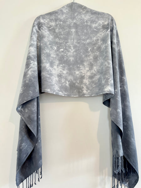 Oversized tassel scarf