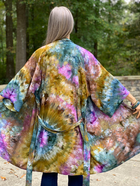 Ocean breeze kimono robe