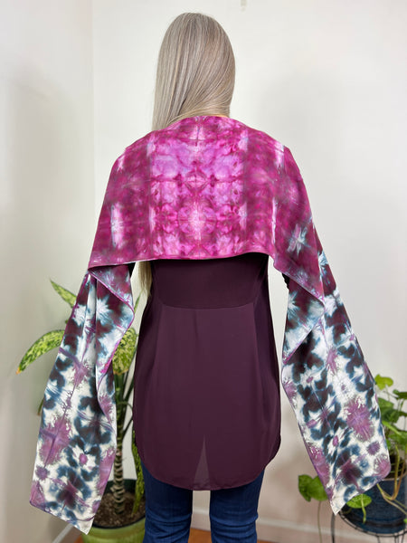 Shibori bamboo scarf