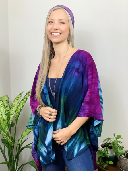 Retro rainbow cardigan