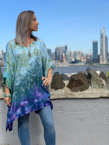 Turquoise sea tunic