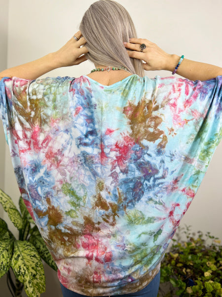 Round neck dolman top