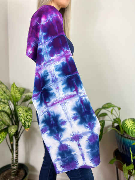 Shibori bamboo scarf