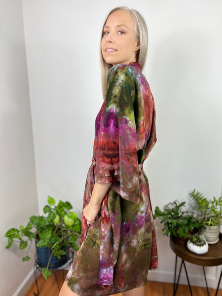 Kimono robe (storm clouds)