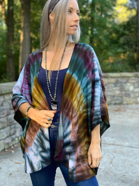 Retro rainbow cardigan