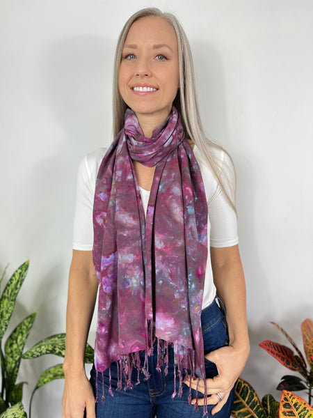 Oversized tassel scarf