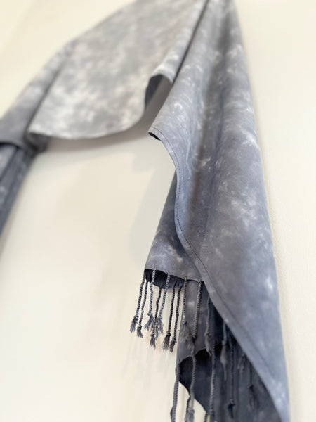 Oversized tassel scarf